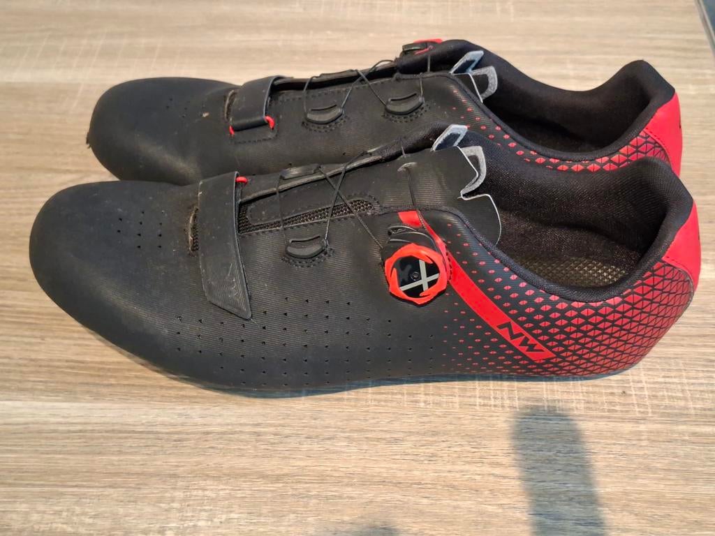 Northwave racefiets schoenen, Boa, maat 50 met carbon, Ophalen of Verzenden, Zo goed als nieuw, Schoenen