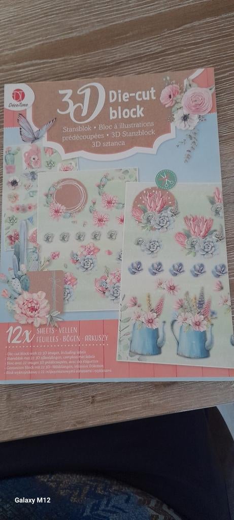 3D stansen block, Ophalen of Verzenden, Nieuw, Papier of Karton