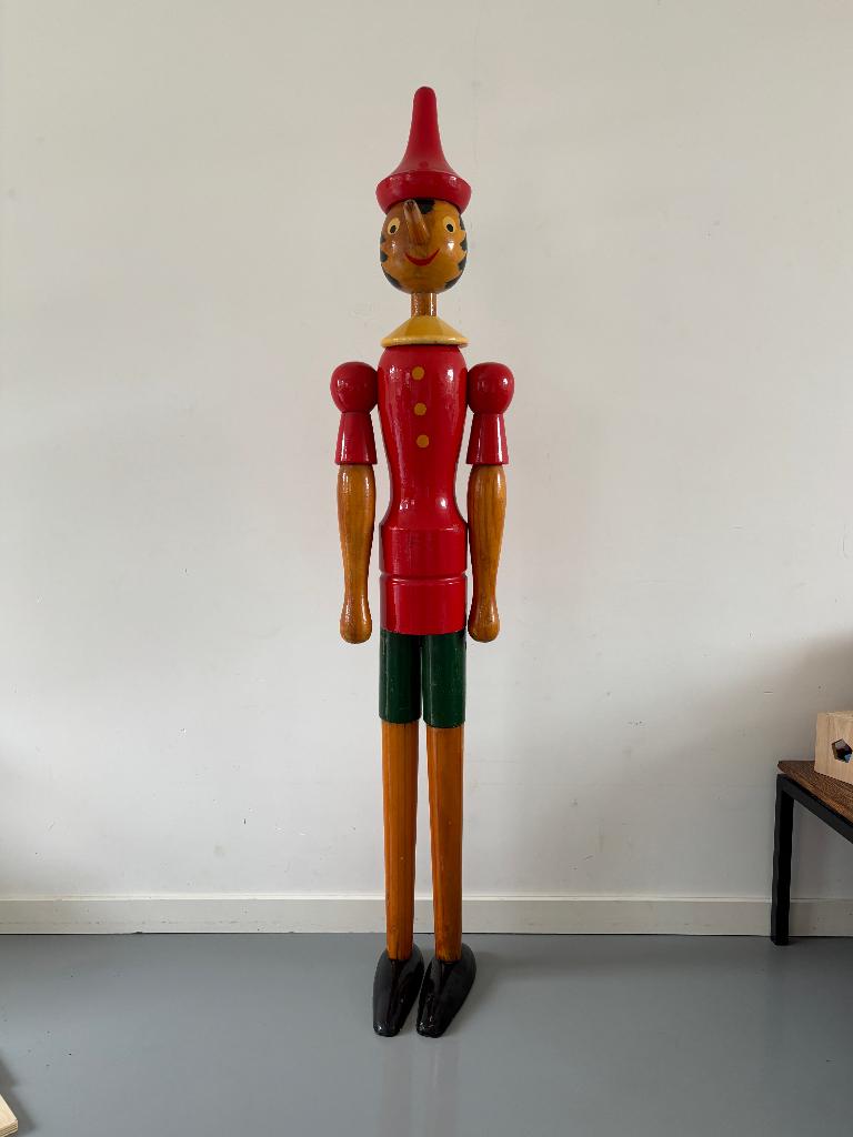 Houten Pinokkio (1,5 meter), Ophalen