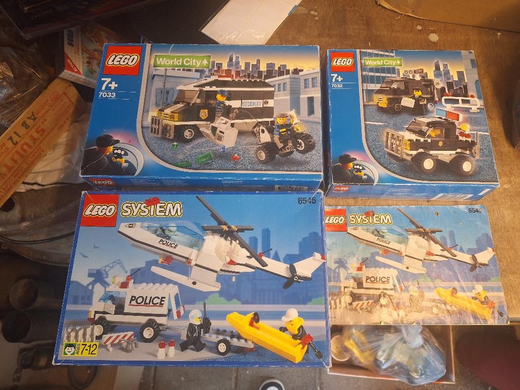 Oude lege Lego politie sets dozen in mooie staat, Ophalen of Verzenden, Gebruikt