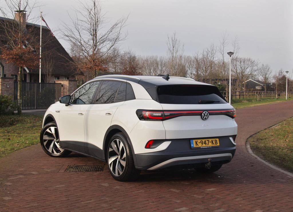 Volkswagen ID.4 First 77 kWh | SOH 90 % | Camera | Trekhaak, Automaat, Gebruikt, 495 min, Wit