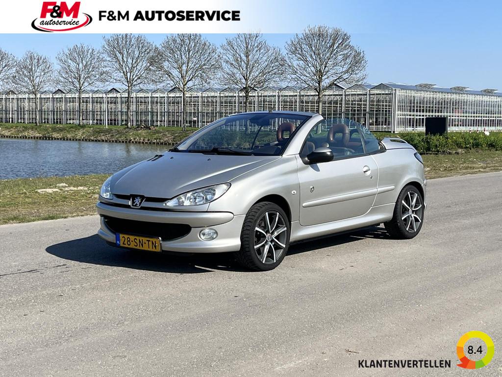 Peugeot 206 CC 1.6-16V Roland Garros Clima, radio, Voorwielaandrijving, Gebruikt, 4 cilinders, Cabriolet