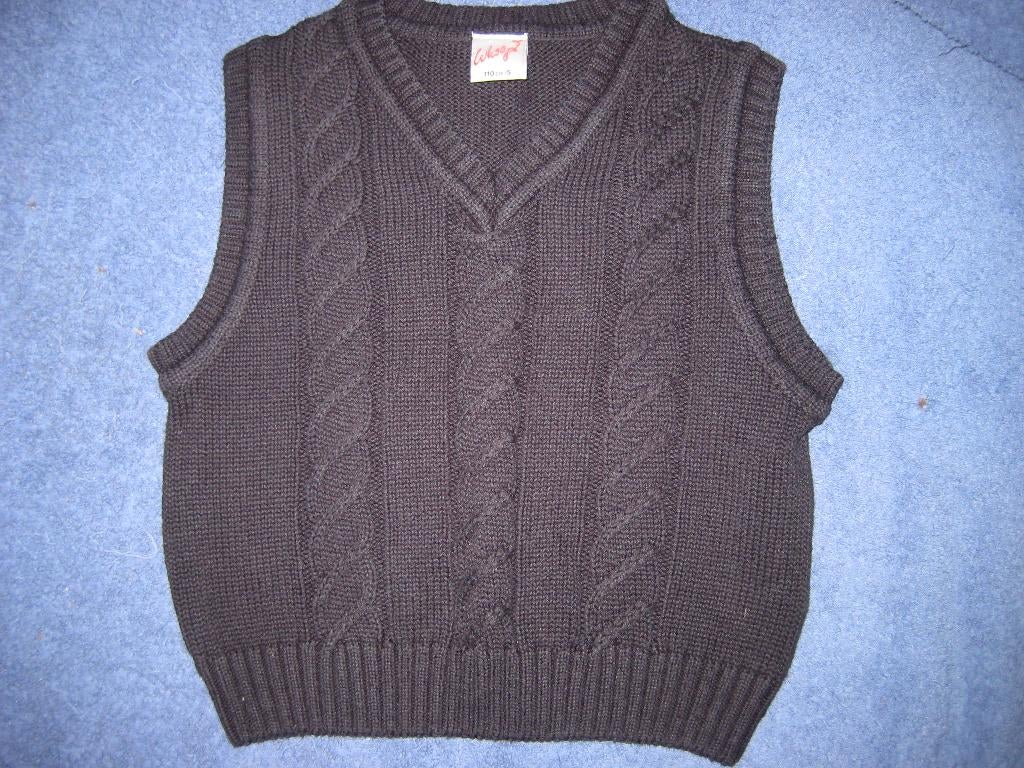 Donkerblauwe trui zonder mouwen, 110, Whoopy, Ophalen of Verzenden, Zo goed als nieuw, Jongen, Trui of Vest