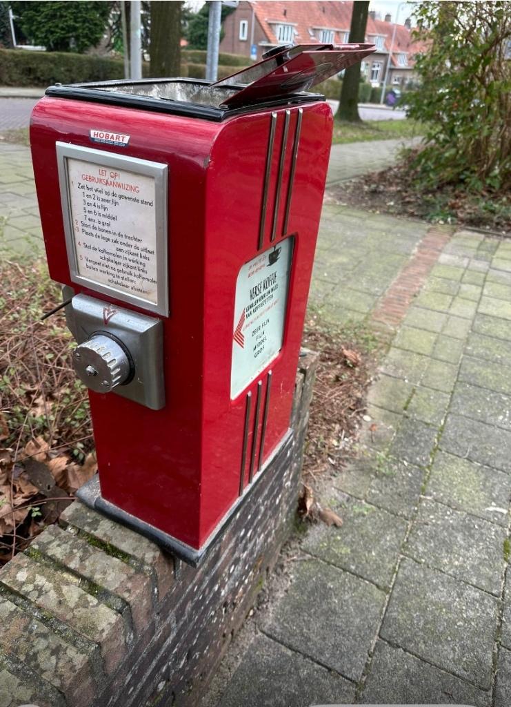 Antieke Hobart winkel koffiemolen koffiemolen, Ophalen