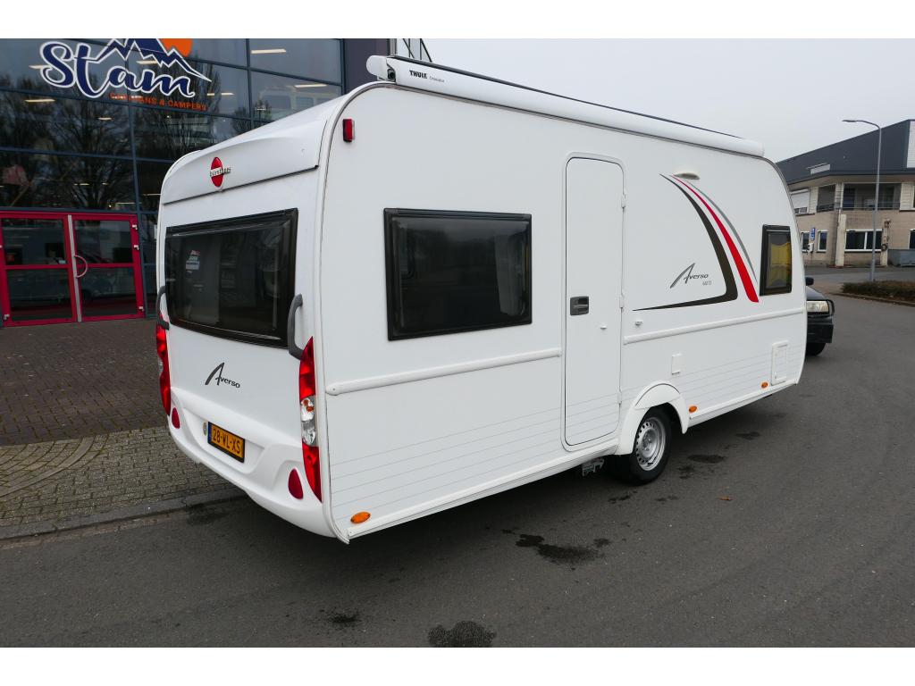 Bürstner Averso 460 TS mover, luifel en voortent, Caravans en Kamperen, Caravans, 4 tot 5 meter, Tot en met 4, 1000 - 1250 kg