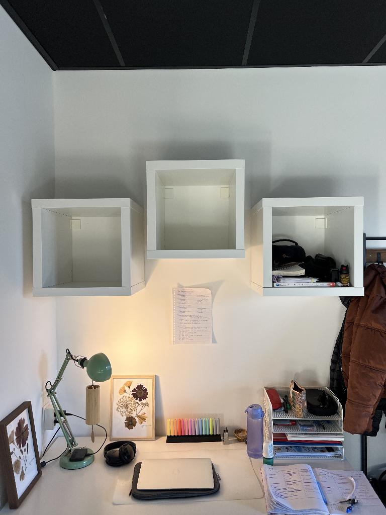 Kallax kast (3 blokken), Huis en Inrichting, Ophalen, Gebruikt