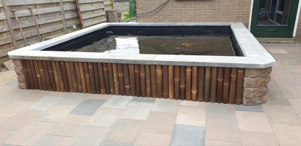 Complete vijver  3.50x3.50x1.25m, Tuin en Terras, Vijvers, Ophalen