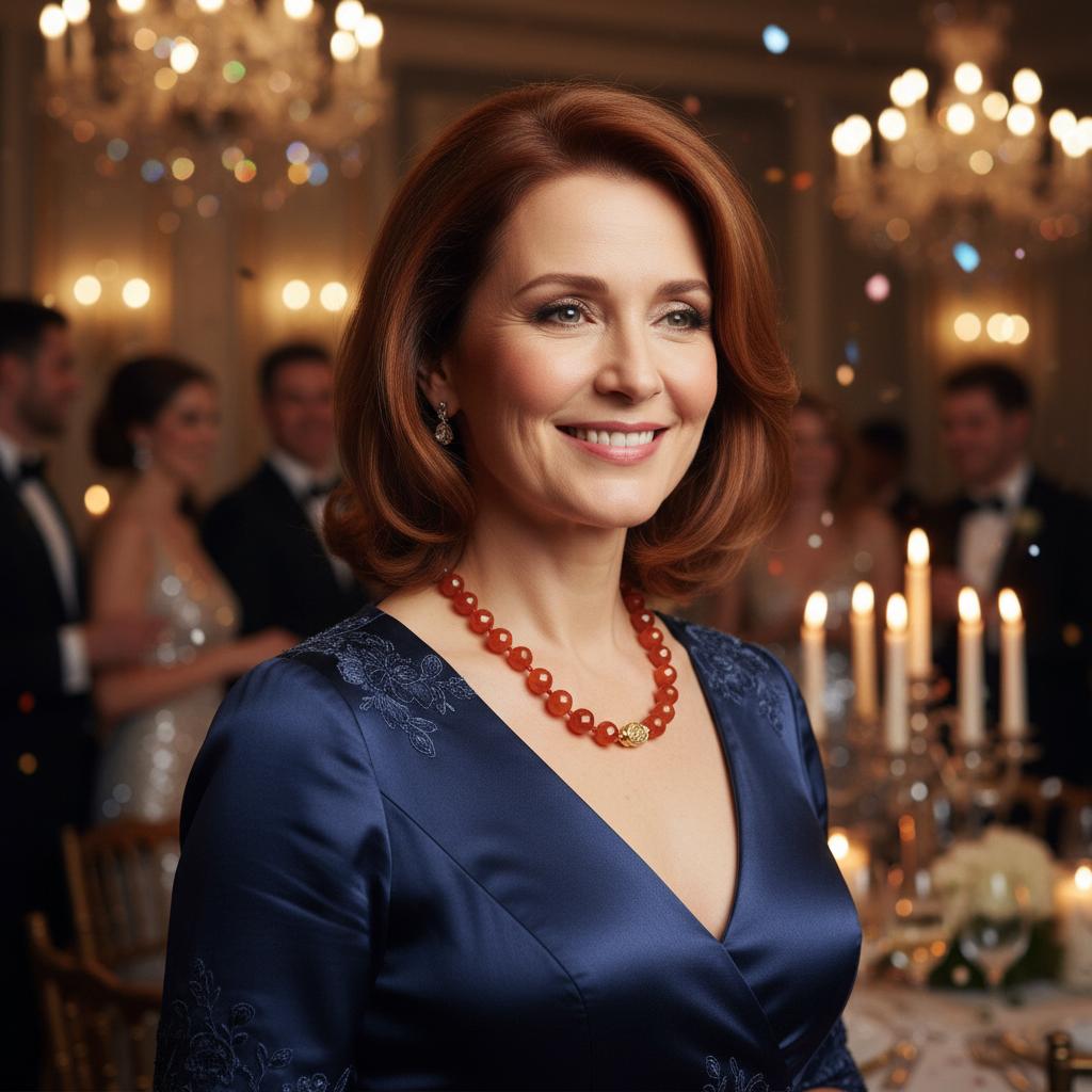 Carneolen ketting met gouden slot, 47 cm., Met kristal, Info@zilverwebsite.nl, Verzenden, Zo goed als nieuw