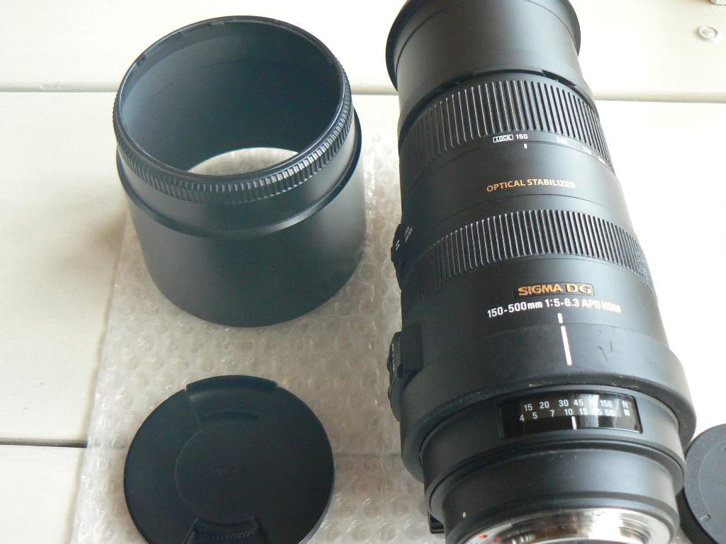 Canon: 150-500mm + 24-105mm  + 18-200mm + 17-70 + 50mm 2x, Canon, Overige typen, Ophalen of Verzenden, Zo goed als nieuw