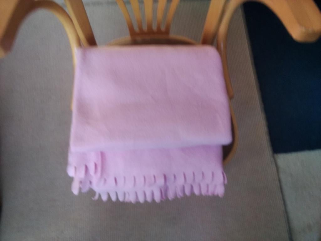 Roze fleece deken, Huis en Inrichting, Ophalen of Verzenden