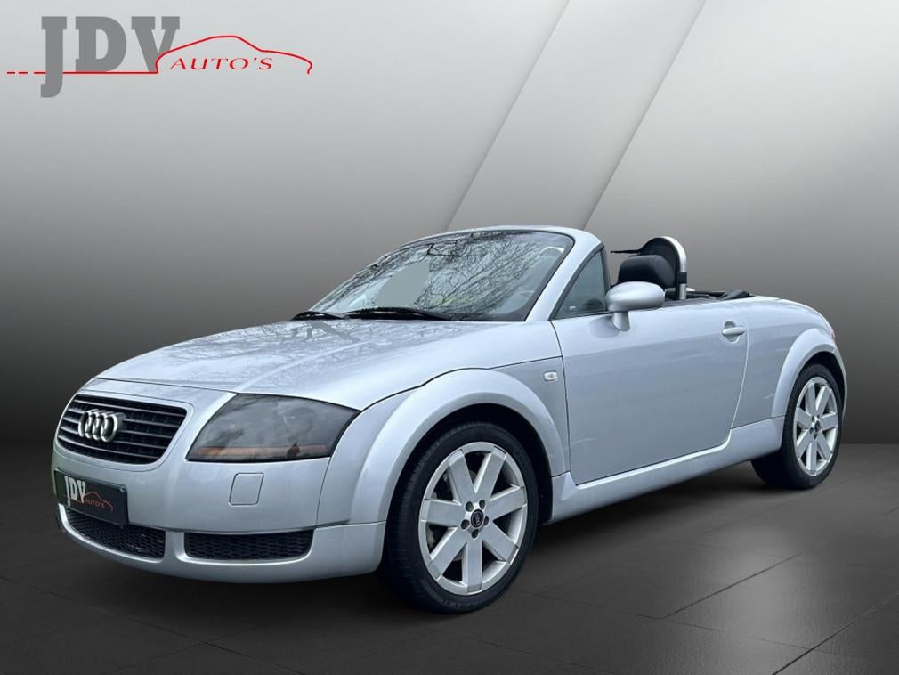 Audi TT Roadster 1.8 5V Turbo (bj 2000), Auto's, Oldtimers, Zwart, Cabriolet, Leder, Bedrijf