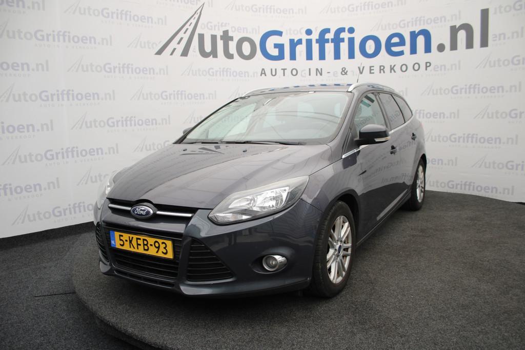 Ford FOCUS Wagon 1.0 EcoBoost Titanium nette station met tre, Euro 5, Stof, Gebruikt, Origineel Nederlands