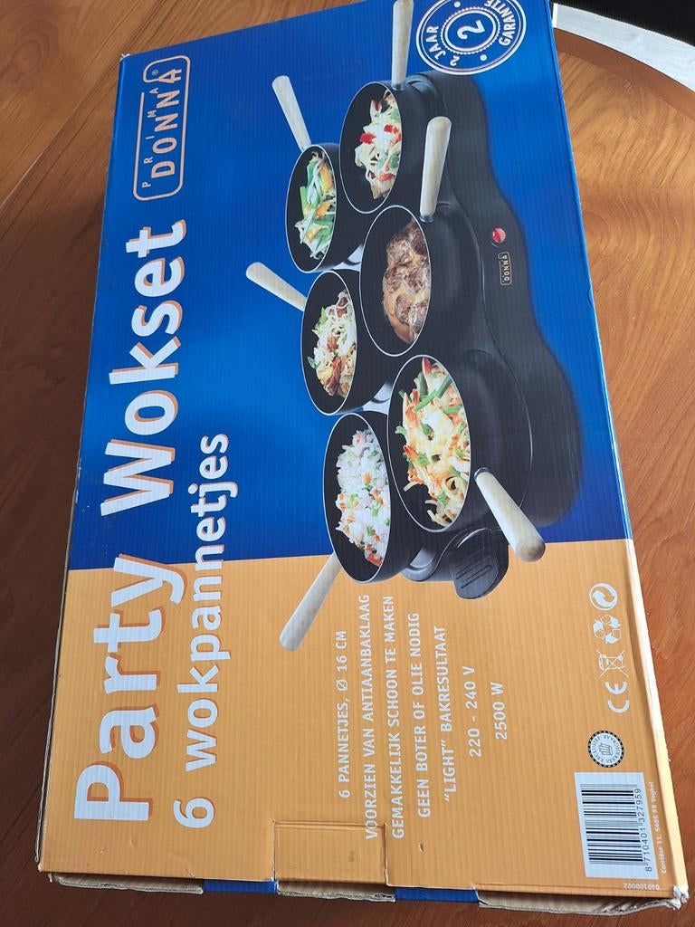 Party Wokset met 6 wokpannetjes, Ophalen of Verzenden