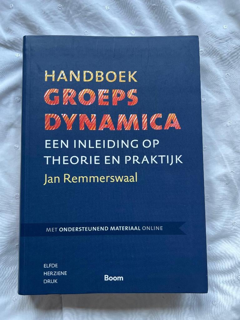 Handboek Groepsdynamica, Ophalen of Verzenden, Beta, Zo goed als nieuw, HBO