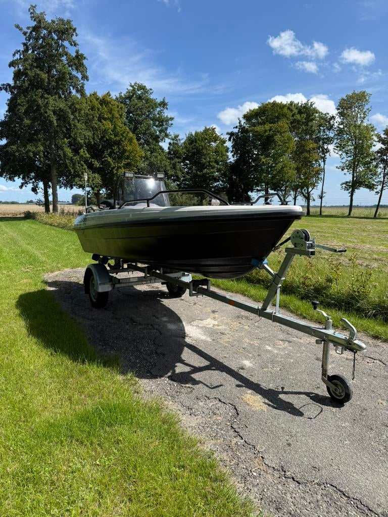 Terhi motorboot 25pk inclusief trailer, Ophalen, 10 tot 30 pk, Zo goed als nieuw, Tot 6 meter