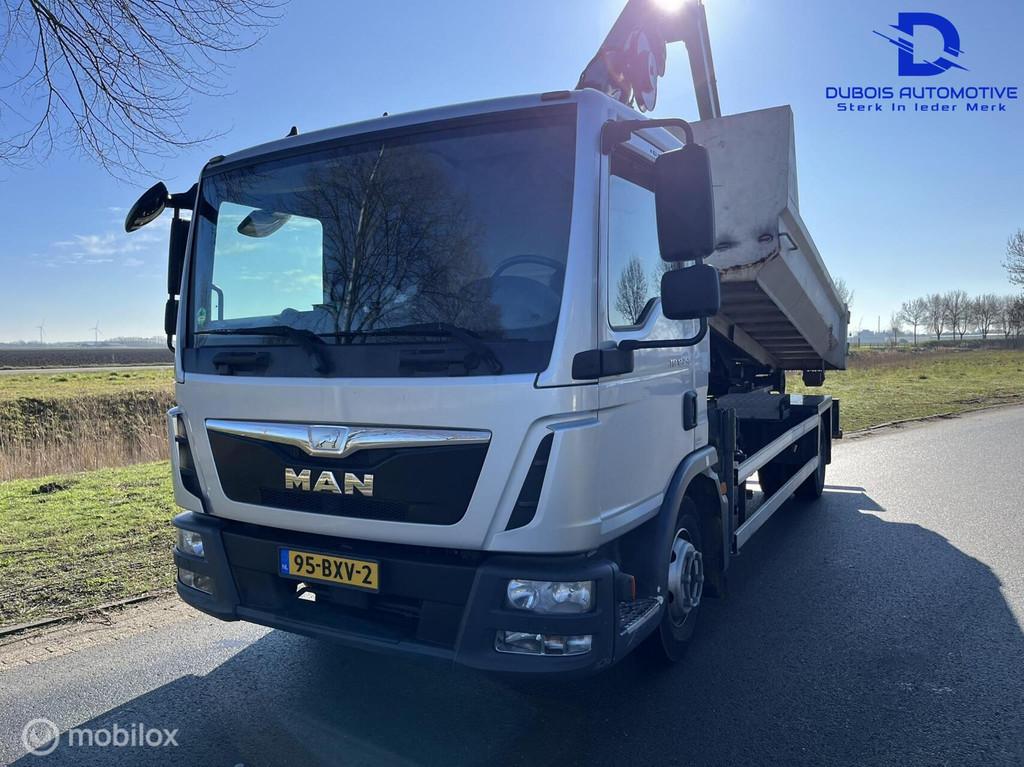 MAN TGL 12/250|HAAKARM|KRAAN|AUTOMAAT|CONTAINERS|SMART TACHO, Auto's, Automaat, MAN, Bedrijf, Diesel