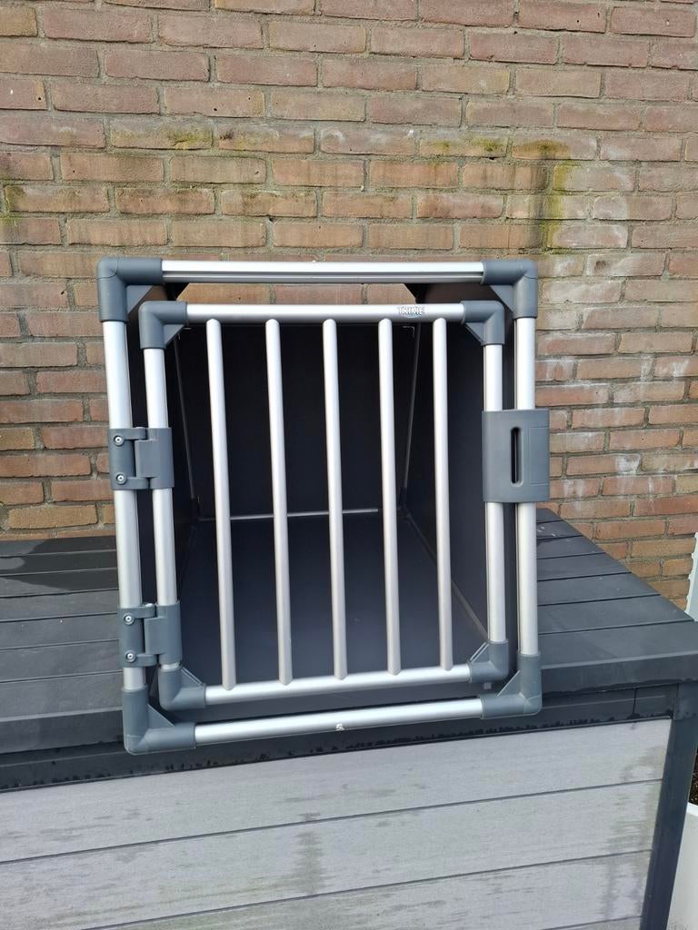 Trixie Transportbox Aluminium Grafiet, Dieren en Toebehoren, Hondenhokken, Ophalen of Verzenden
