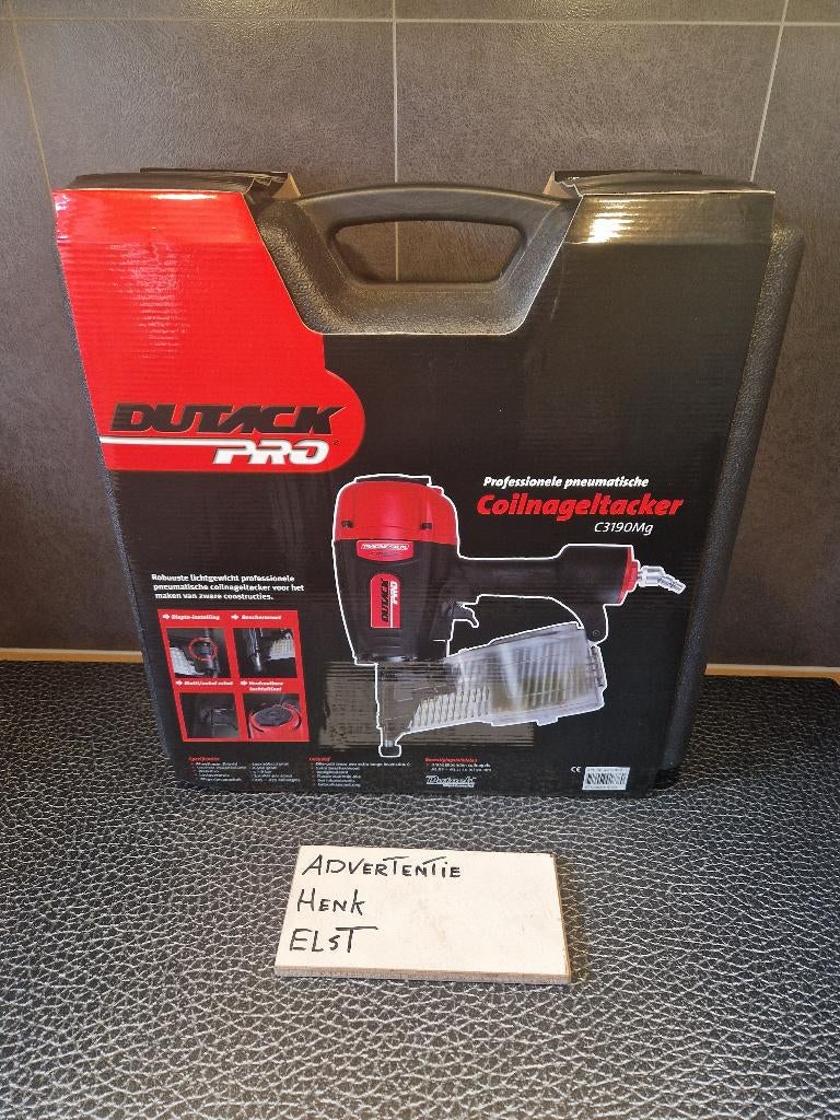 Dutack tacker pro C3190MG coilnailer/spijkertacker  NIEUW, Doe-het-zelf en Verbouw, Compressors, 6 tot 10 bar, Nieuw, Ophalen of Verzenden