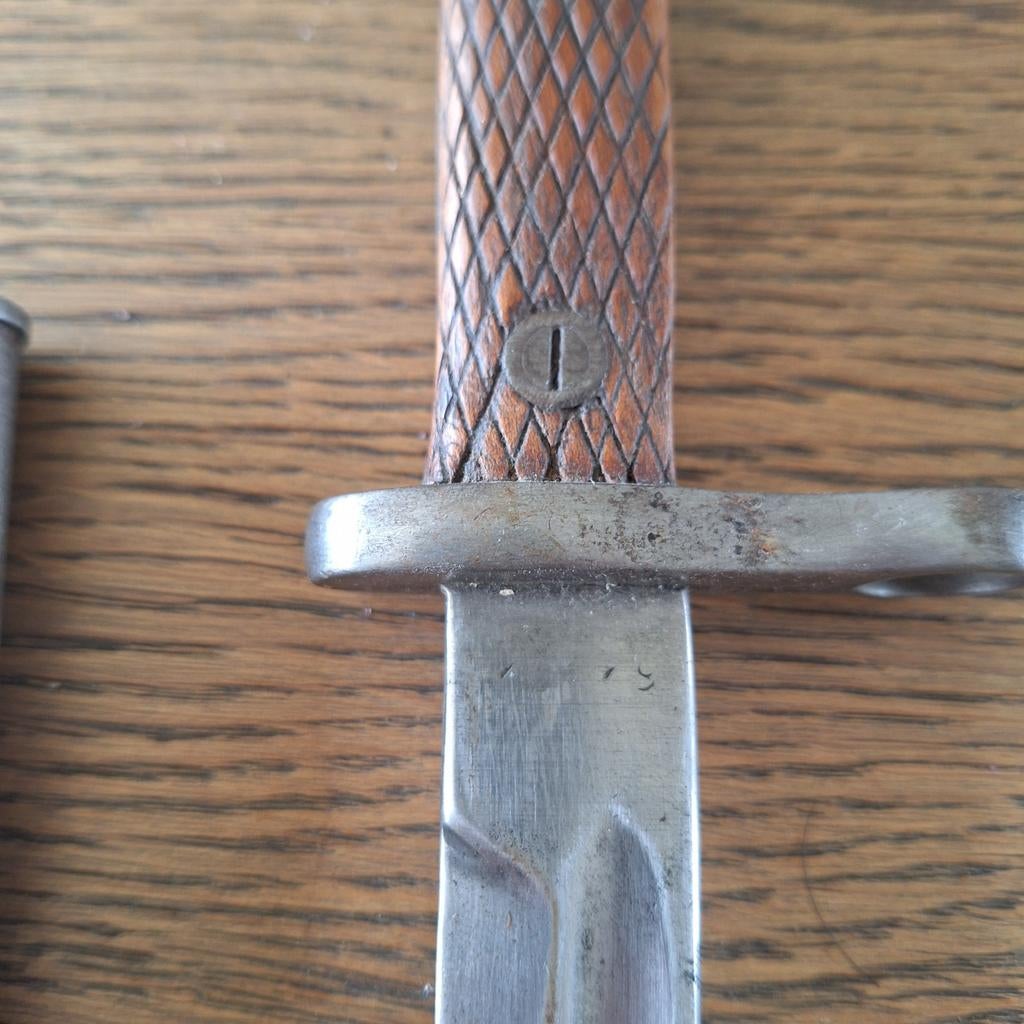 Spaanse Toledo bajonet WW1, Ophalen of Verzenden, Landmacht, Overige gebieden, Mes of Dolk