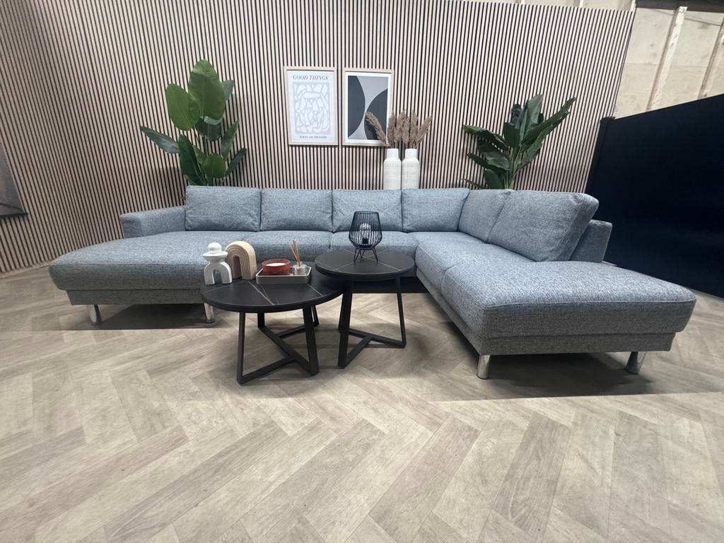 ZGAN INhouse U-Bank /Hoekbank - Grijs - Klein Formaat-303cm, U Bank Klein Formaat Tijdloos Modern Kwaliteit Comfortabel, -, -