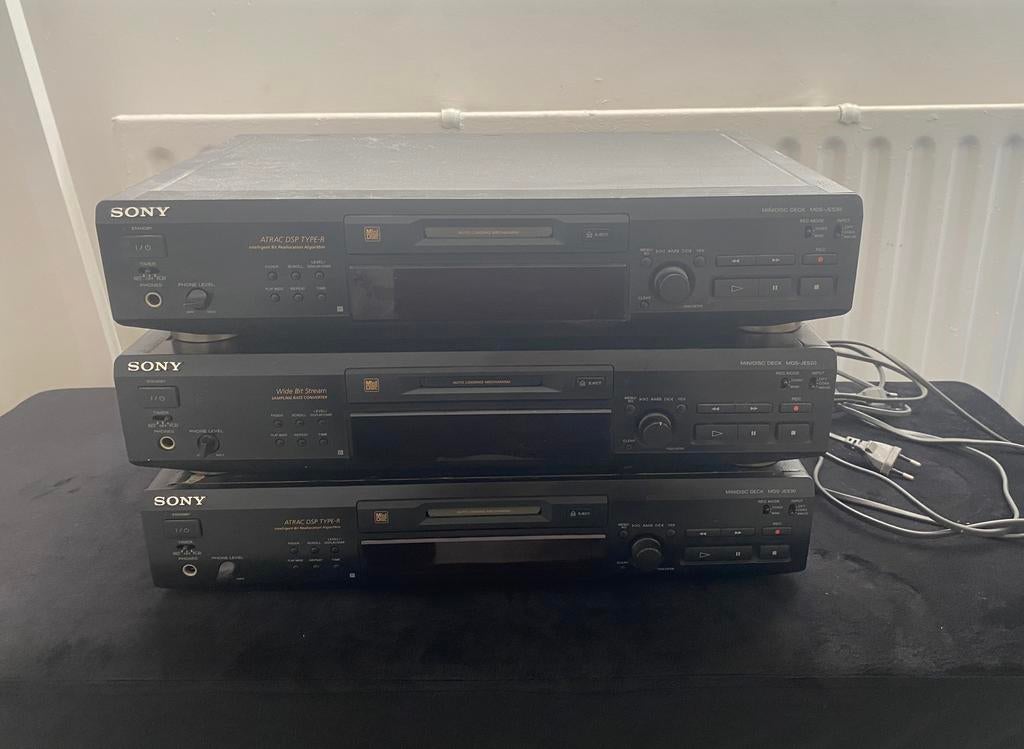 Sony Minidisc Converter MDS JE530 en JE520, Ophalen of Verzenden, Sony