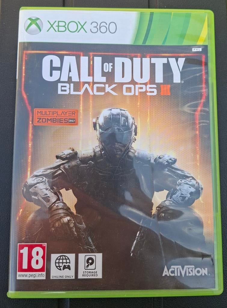 Call of Duty : Black Ops III, Spelcomputers en Games, Games | Xbox 360, Avontuur en Actie, Gebruikt, Vanaf 18 jaar, 1 speler