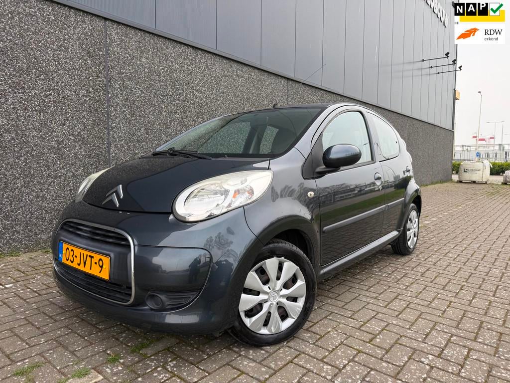 Citroen C1 1.0-12V Ambiance/AIRCO/Nieuwe beurt/ APK 09-2026!, Voorwielaandrijving, Stof, Gebruikt, Zwart