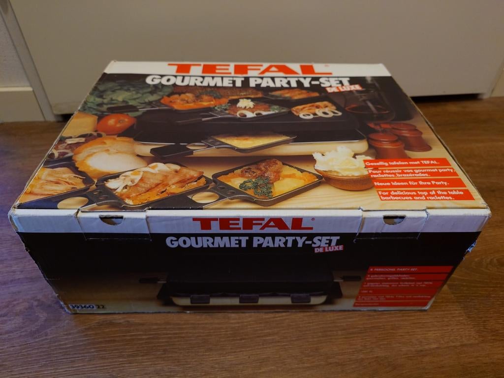 8-persoons gourmetstel - Tefal Gourmet Party-Set De Luxe, Witgoed en Apparatuur, Gourmetstellen, Gebruikt, 8 personen of meer