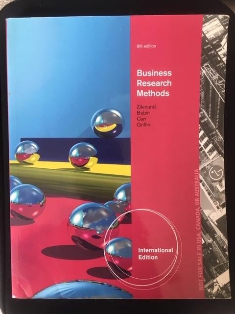 Business research methods, Ophalen of Verzenden, Zo goed als nieuw, Economie en Marketing