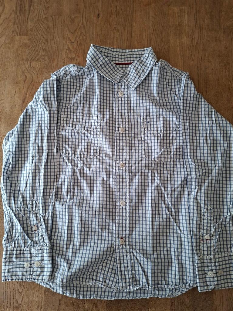 L.O.G.G. by H&M overhemd wit blauw ruitjes, Anneonline, Shop@wesell4u.nl, Overhemd of Blouse, Ophalen of Verzenden