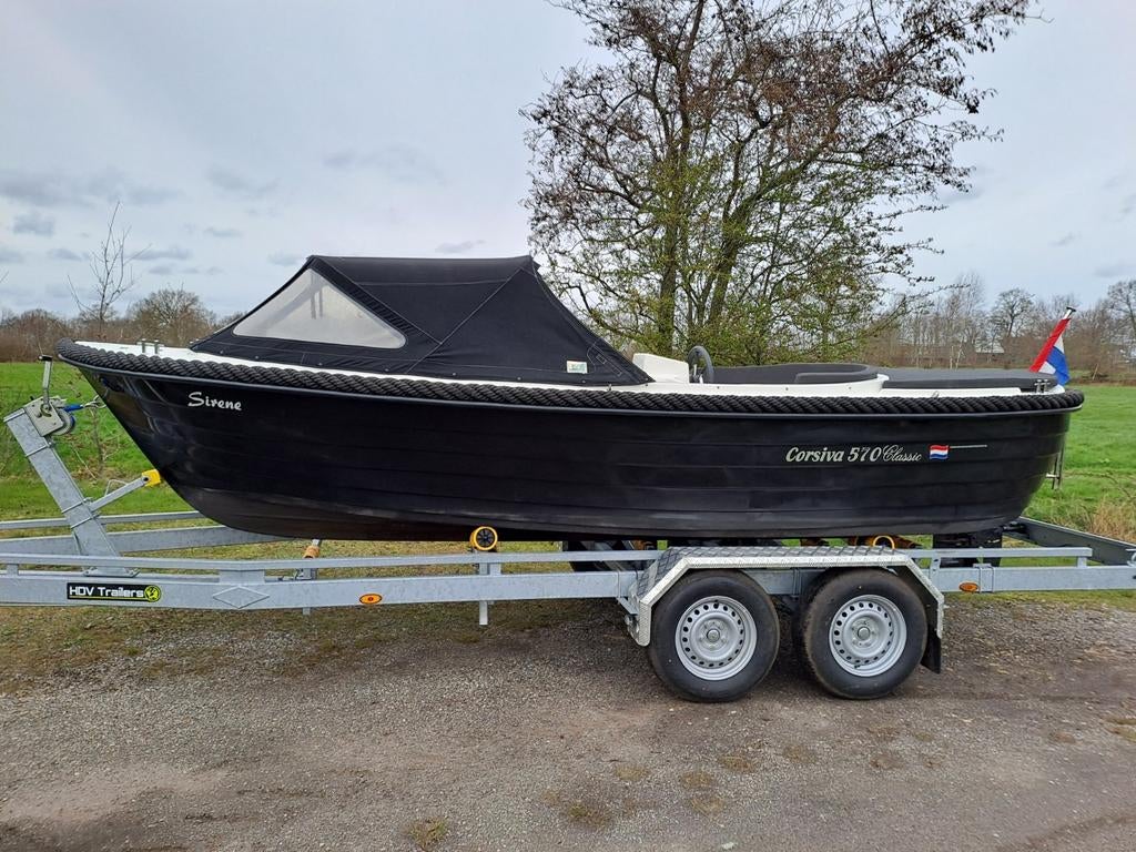 Corsiva 570 Classic Mercury 15 pk, Ophalen, 10 tot 30 pk, Gebruikt, 3 tot 6 meter