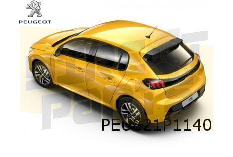 Peugeot 208 achterklep (bij extra spoiler) (10/19-) (te spui, -, Nieuw, Ophalen of Verzenden, Achter