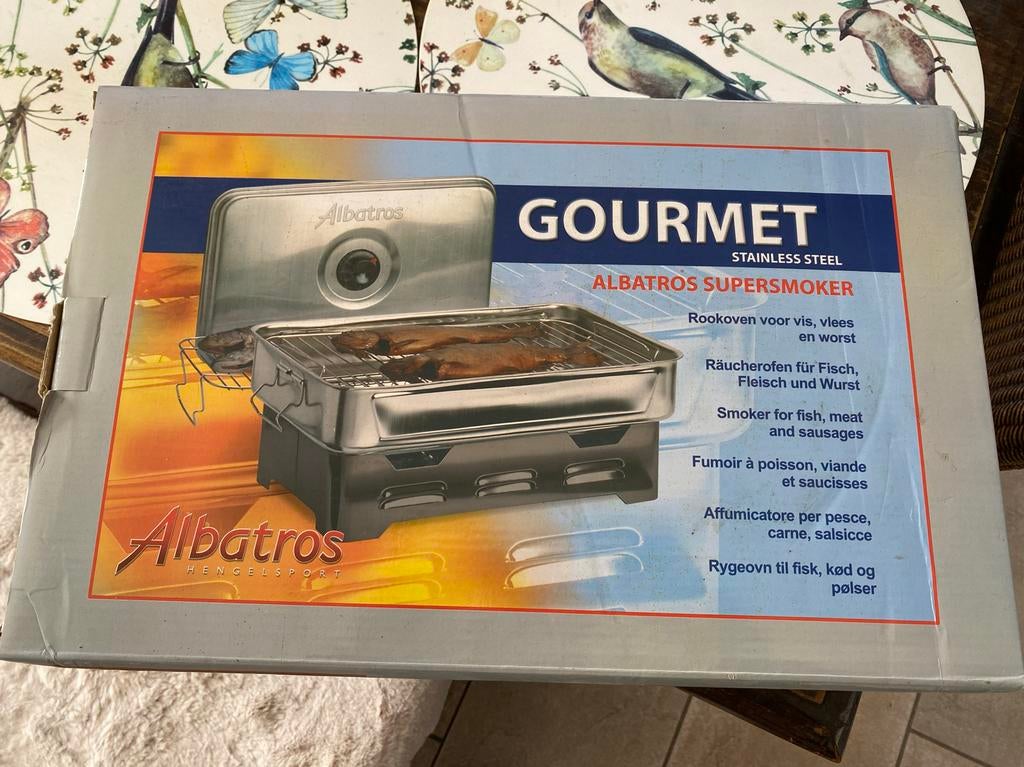 Albatros Supersmoker rookoven - nieuw in doos, Ophalen of Verzenden, Nieuw, Met accessoires