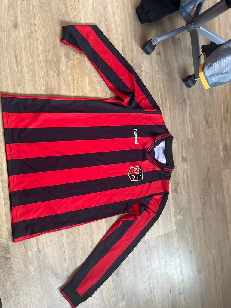 Hummel ASC '62 Voetbalshirt Lange Mouwen Rood/Zwart, Ophalen, Overige maten, Zo goed als nieuw, Voetbal