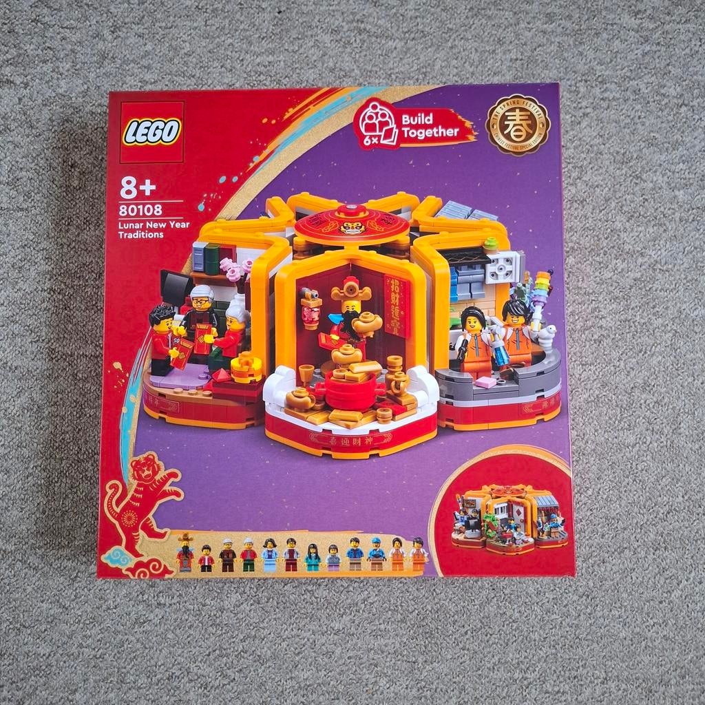 Lego 80108 Lunar New Year Traditions - Nieuw in Doos, Overige thema's, Lego, Nieuw, Ophalen of Verzenden