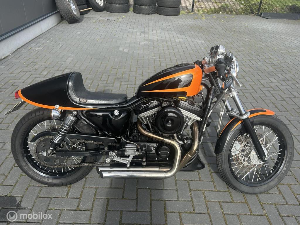 Harley Davidson XLH 883 de Luxe Cafe racer Custom Build, Chopper, Bedrijf, 883 cc, Harley Davidson