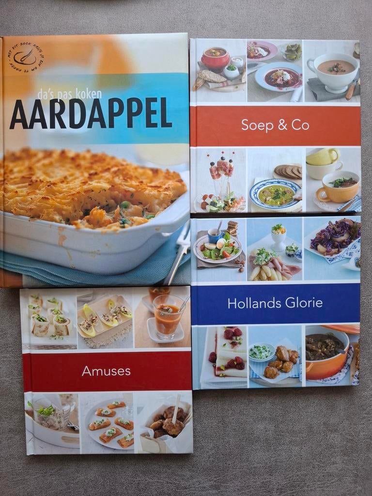 Kookboeken: Aardappel, Soep & Co, Amuses, Hollands Glorie, Ophalen of Verzenden, Zo goed als nieuw