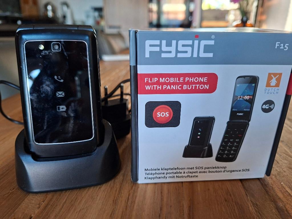 Telefoon fysic F15, Telecommunicatie, Mobiele telefoons | Overige merken, Gebruikt, Geen camera, Inklapmodel, Ophalen of Verzenden
