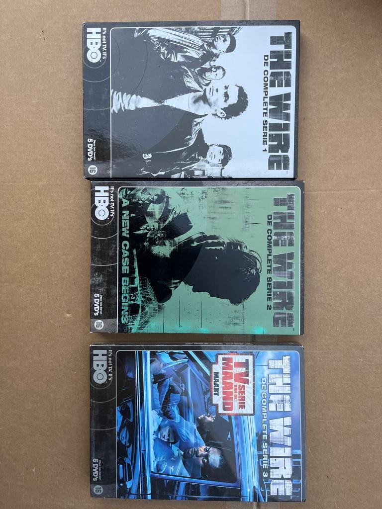 The Wire Complete Series 1-3 DVD Boxset HBO, Vanaf 16 jaar, Boxset, Drama, Ophalen of Verzenden