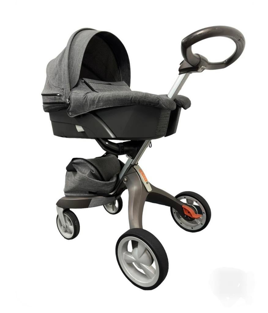 Stokke Xplory Kinderwagen - Complete Set Ophalen, Kinderen en Baby's, Kinderwagens en Combinaties, Zo goed als nieuw, Verstelbare duwstang
