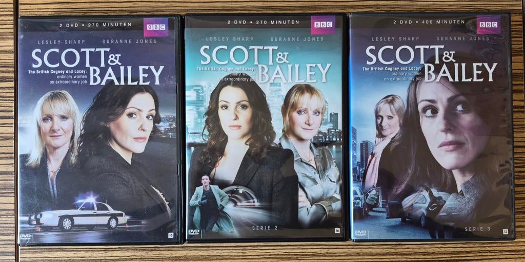 Scott & Bailey Seizoen 1,2 en 3, Vanaf 12 jaar, Ophalen of Verzenden, Zo goed als nieuw