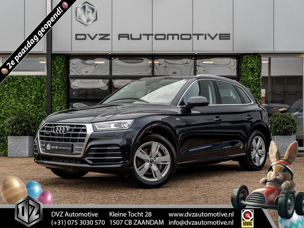 Audi Q5 50 TFSI e quattro Pro Line | Trekhaak | Memory | Cam, Automaat, Zwart, 4 cilinders, Blauw