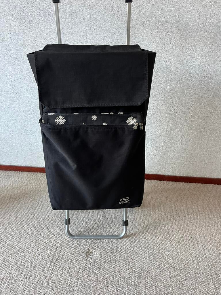 Boodschappen trolley van merk Secc, Ophalen, Gebruikt, Zwart, 30 cm of meer
