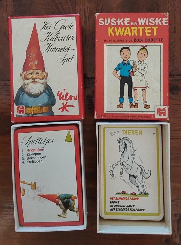 2 kwartet spellen van Jumbo, Ophalen of Verzenden, Zo goed als nieuw, Kwartet(ten)