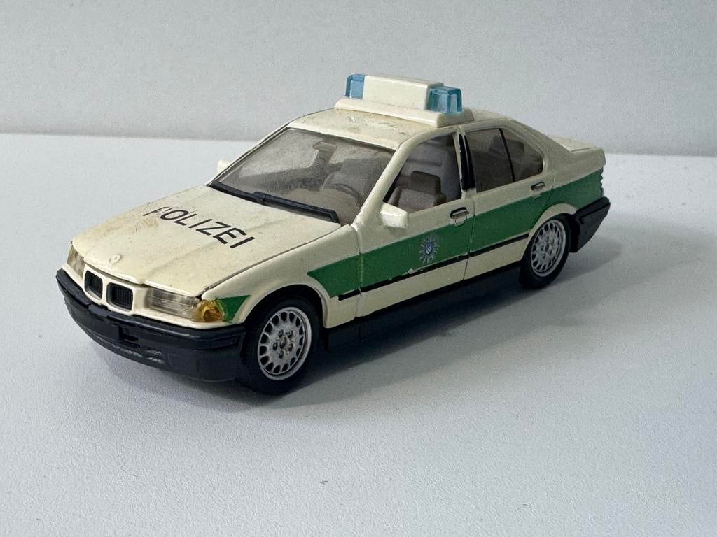 Solido bmw e36 325i polizei wit groen 1:43 solido, Hobby en Vrije tijd, Modelauto's | 1:43, Ophalen of Verzenden, Zo goed als nieuw