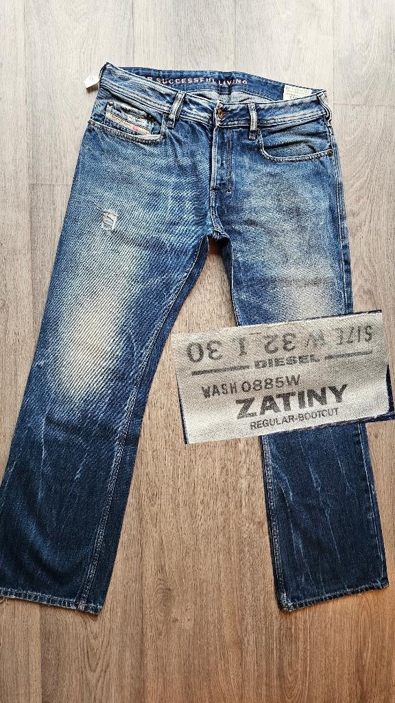 Diesel ZATINY W32 L30 | 32x30 #Vintage Bootcut * y2k #D1840, Kleding | Heren, DIESEL, Diesel, Blauw, W32 (confectie 46) of kleiner