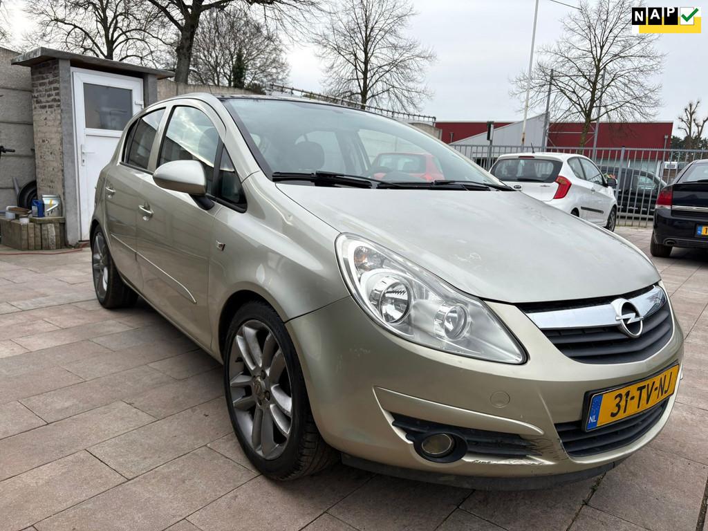 Opel Corsa 1.2-16V Enjoy, Voorwielaandrijving, Stof, Gebruikt, 4 cilinders