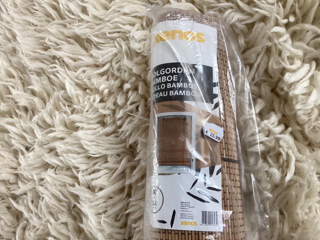 Bamboe rolgordijn Xenos, Huis en Inrichting, Bruin, Nieuw, 150 tot 200 cm, 50 tot 100 cm