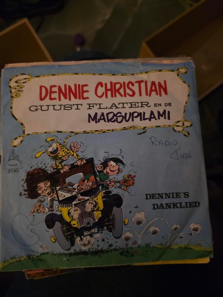 Dennie Christian - Guust Flater en de Marsupilami Single, Cd's en Dvd's, Gebruikt, 7 inch, Single, Ophalen of Verzenden
