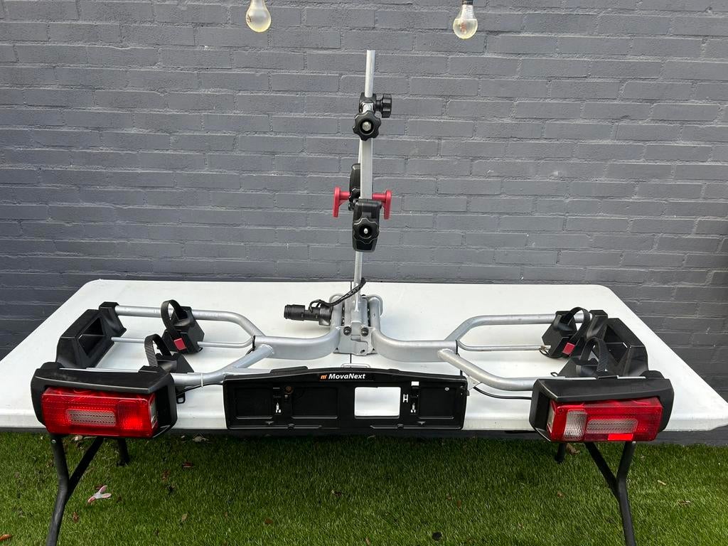Movanext fietsendrager opklapbaar, Auto diversen, Fietsendragers, Gebruikt, Ophalen of Verzenden, 2 fietsen, Trekhaakdrager